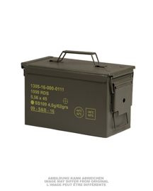 Cutie din metal pentru munitie - cal 50/5.56- armata US - Surplus militar