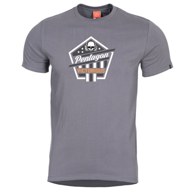 AGERON "VICTORIOUS" T-SHIRT - GREY - PENTAGON