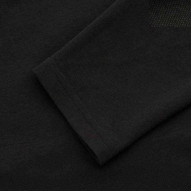 TRICOU POLO TACTIC CU MANECA LUNGA 65/35 - NEGRU - M-TAC