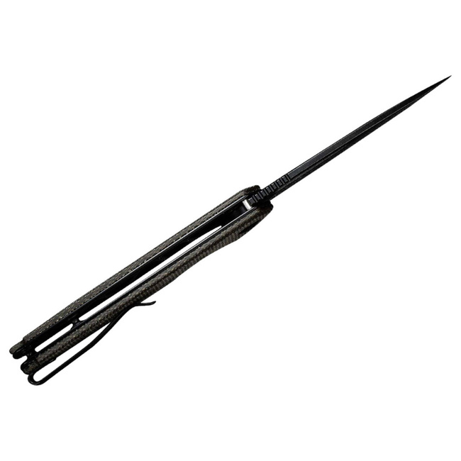 POCKET KNIFE - "SENCUT Mims Micarta Dark Green Black" - Böker