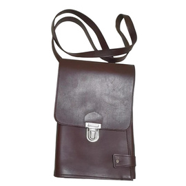 Leather Map Case - Military Porthart RSR Era - Officer - Romanian Army Surplus - Brown - Like New