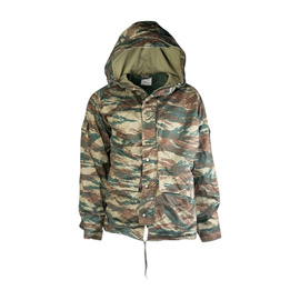 JACHETA DE TEREN CU CAPTUSEALA - US TYPE M65 - SURPLUS MILITAR ARMATA GRECIEI - CAMUFLAJ GRECESC - UZATA