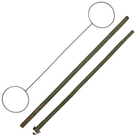 Suport din otel pentru plasa de camuflaj - Surplus Militar Armata Ungariei - Verde Olive - Uzat