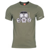 T-SHIRT - AGERON "GAS MASK" - Pentagon® - OLIVE