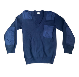 PULOVER CU MANECA LUNGA, NAVY BLUE - SURPLUS MILITAR DE LA ARMATA ROMANA - IN STARE BUNA