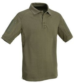TACTICAL POLO T-SHIRT WITH POCKETS - DEFCON 5® - OD GREEN
