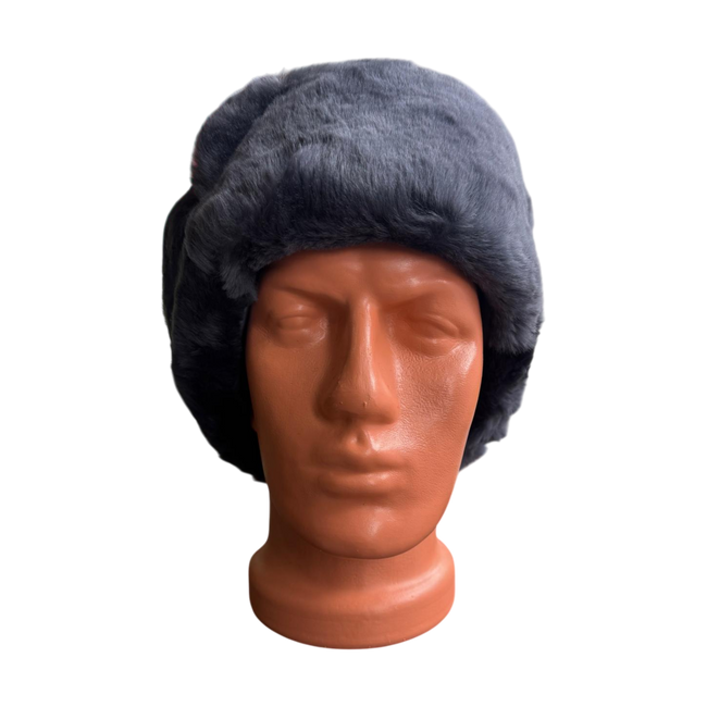 Fur hat, Cold War era, Romanian Army Surplus - Dark blue