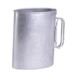 PAHAR TIP GAMELA DIN ALUMINIU - SURPLUS MILITAR DE LA ARMATA ELVETIANA - UZAT