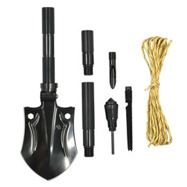 LOPATA MULTIFUNCTIONALA DE LUX CU HUSA - NEAGRA