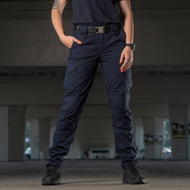 AGGRESSOR LADY FLEX TACTICAL TROUSERS, DARK NAVY BLUE - M-TAC