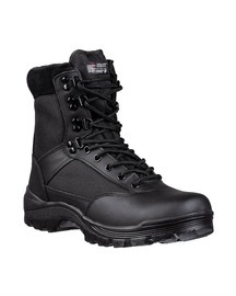 BOCANCI MILITARI TACTICI -  FERMOAR YKK, PIELE/CORDURA, THINSULATE - Mil-Tec - NEGRI