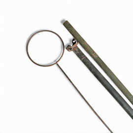 Suport din otel pentru plasa de camuflaj - Surplus Militar Armata Ungariei - Verde Olive - Uzat