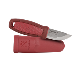 CUȚIT - ELDRIS - CU ȘNUR ȘI ACCESORII - OȚEL INOXIDABIL - MORAKNIV® - ROȘU