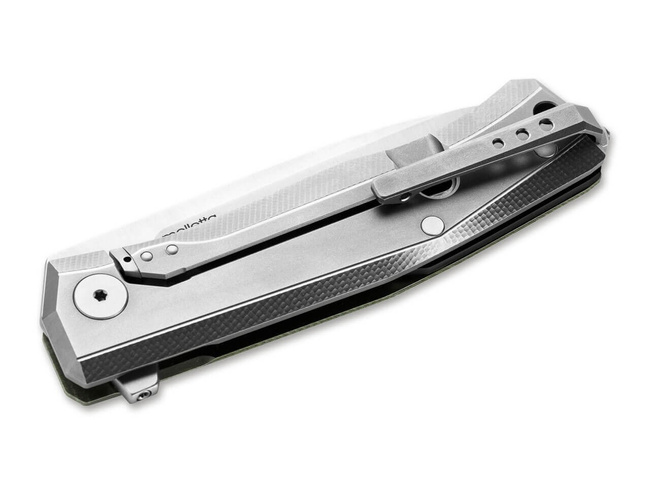 POCKET KNIFE MYTO MICARTA GREEN - LIONSTELL