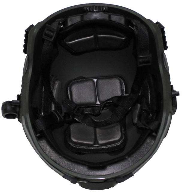 US Helmet, "FAST", OD verde, ABS-plastic