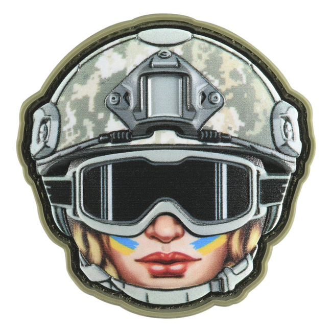 PATCH 3D EMOJI NR. 49 PVC - OLIVE - M-TAC