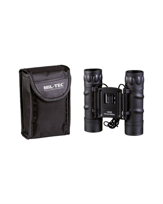 BINOCLU PLIABIL - GEN. II - 10x25 - Mil-Tec® - NEGRU