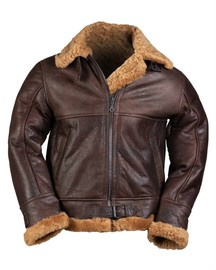 GEACA AMERICANA DIN PIELE DE MIEL, AVIATOR BOMBER B46 - MIL-TEC