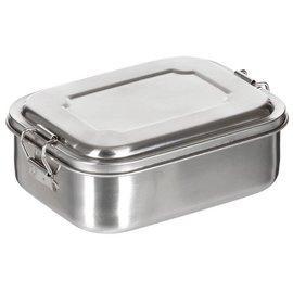 CUTIE DIN OȚEL INOXIDABIL PENTRU ALIMENTE - Fox Outdoor® - 16 x 13 x 6.2 CM