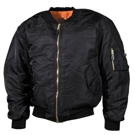 MFH MA1 geaca bomber pilot neagra, marimi mari