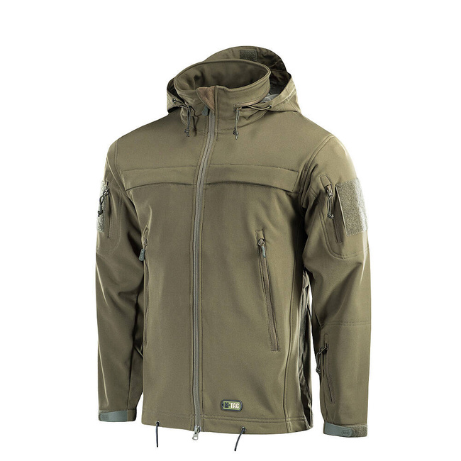 JACHETA SOFTSHELL POLICE, OLIVE - M-TAC