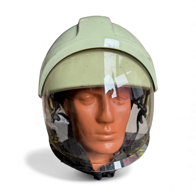 Casca de pompier/Moto - Bullard Magma/MSA - Surplus militar armata germana - Uzata