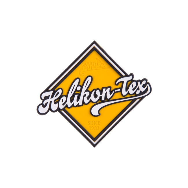 "ROAD SIGN" PATCH - PVC - YELLOW