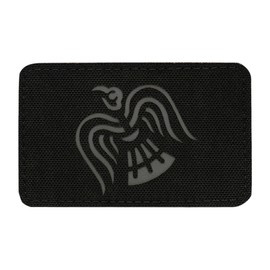 PATCH RAVEN FLAG LASER CUT - GRI/NEGRU - M-TAC