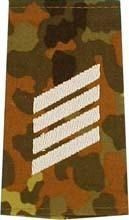 EMBLEMA - GERMAN ARMY FLECKTARN CAMO/SILVER SHOULDER LOOPS ´STABSGEFREITER´