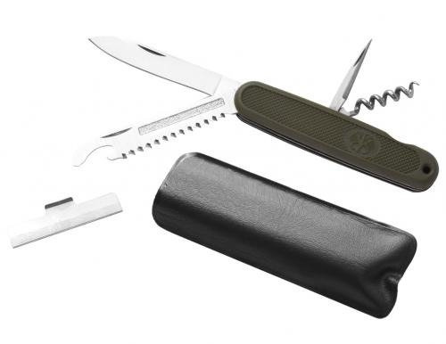 GERMAN ARMY FOLDING POCKET KNIFE IMPORT W/ SHEATH