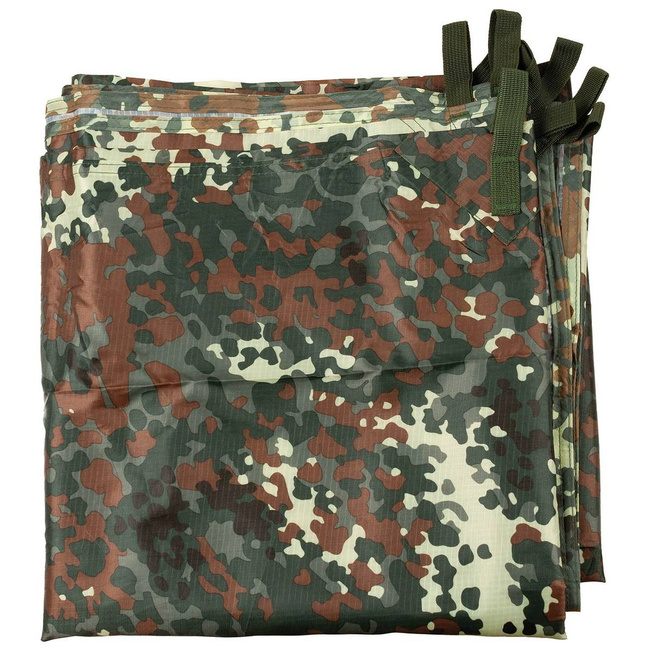 PRELATA RIPSTOP - "Tarp Extreme" - 300 x 300 CM - MFH® - CAMUFLAJ BUNDESWEHR