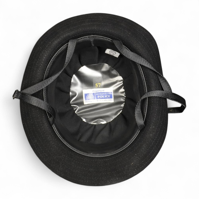 Cascheta pentru femei PCSO - COMMUNITY SUPPORT OFFICER - METROPOLITAN POLICE -Surplus militar Armata Britanica UK - Neagra - Uzata