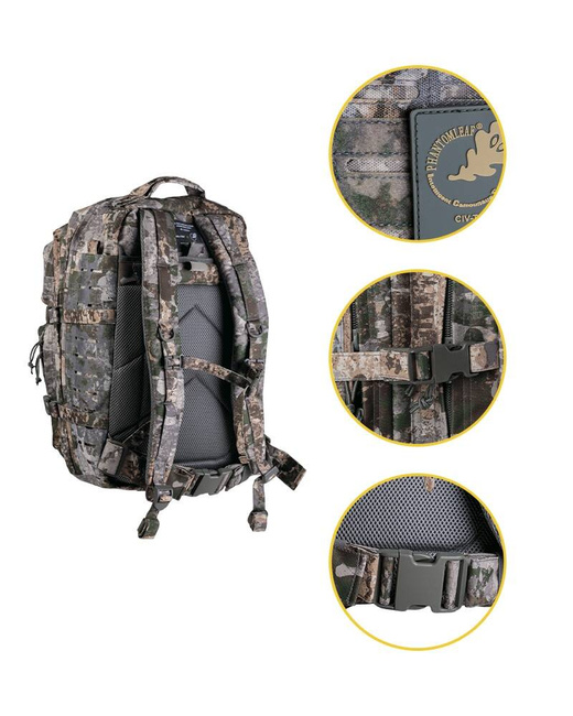RUCSAC AMERICAN MARE ASSAULT LASER CUT 36L, PHANTOMLEAF WASP I Z1B - MIL-TEC