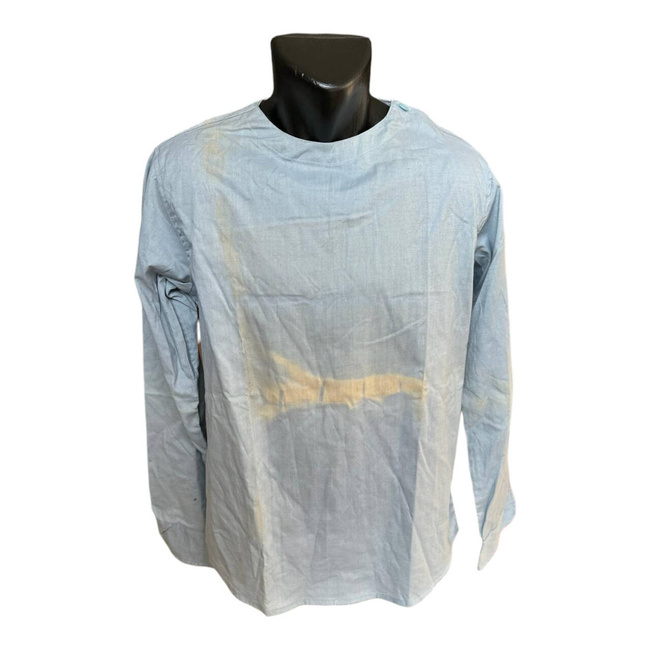 Camasa cu maneca lunga - Surplus Armata Romana - Albastra - Uzata