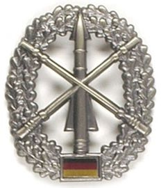 INSIGNA GENUINE GERMAN ARMY METAL BERET BADGE ´HEERESFLUGABWEHR´