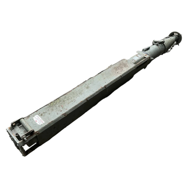 PNEUMATIC RADIO ANTENNA WITH MAST - 2.4 M LONG (CLOSED) - MILITARY SURPLUS BRITISH ARMY - IN GOOD CONDITION