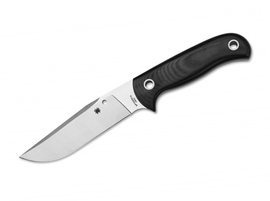 BRADLEY BOWIE KNIFE - BLACK - SPYDERCO
