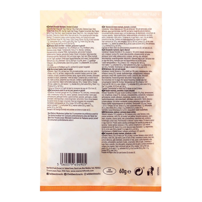 Pastrama de vita - Wild West - 60 g - Honey BBQ - MFH 