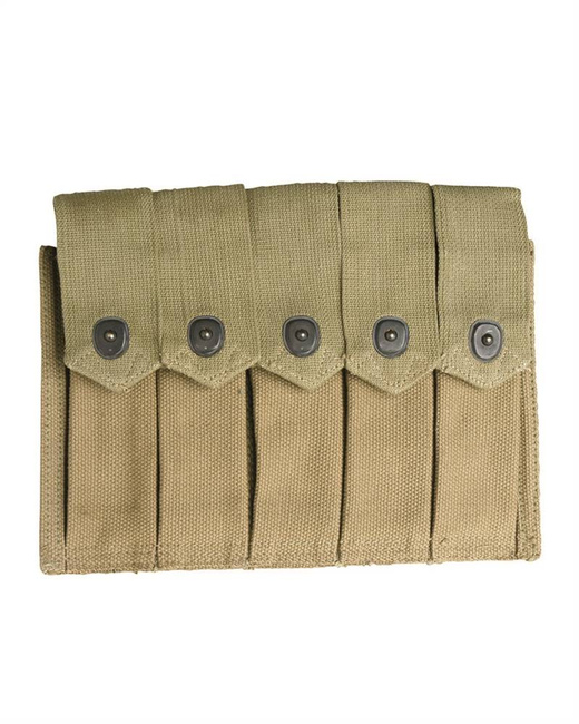 POUCH CU 5 ELEMENTE PENTRU ÎNCĂRCĂTOARE - THOMPSON - SURPLUS MILITAR AMERICAN - CA NOU
