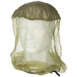 Mosquito Head Net, OD/ woodland, w/elastic band