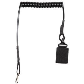 Cablu de siguranta pentru pistol cu carabina - negru