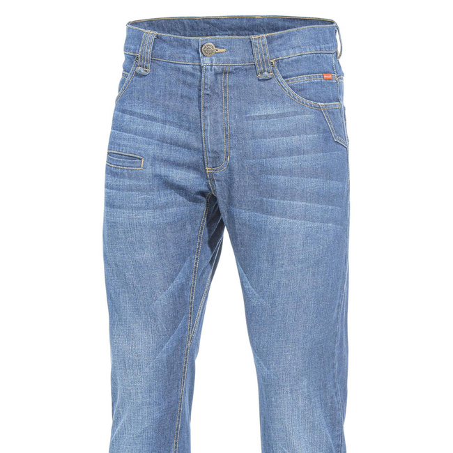 PANTALONI JEANS TACTICI - ROGUE - PENTAGON - ALBASTRU INDIGO DESCHIS - LUNGIME 32