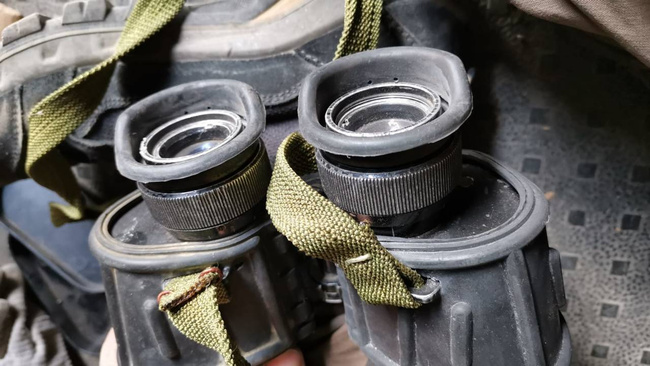 VALDADA I.O.R. 7x40 MILITARY BINOCULARS WITH INFRARED FILTER - MILITARY SURPLUS ROMANIAN ARMY - USED