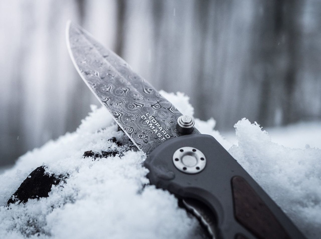 Böker Leopard-Damascus I Pocketknife