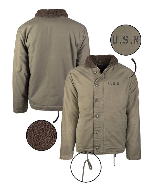 JACHETA AMERICANA - N-1 - MARINA MILITARA - Mil-Tec - OD