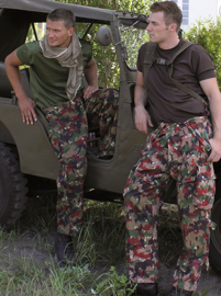 Swiss Camo M70 Field Pants W.suspen used