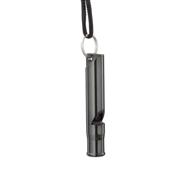 SURVIVAL WHISTLE - ALUMINUM - Helikon-Tex - BLACK