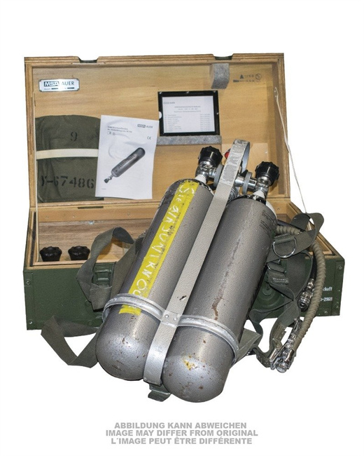 KIT RESPIRATOR GERMAN AUER - SURPLUS MILITAR DECO