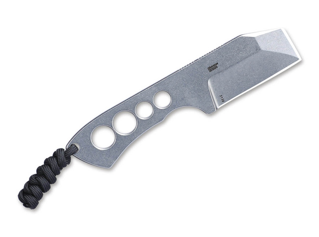 FIXED BLADE KNIFE RAZEL CHISEL - SILVER