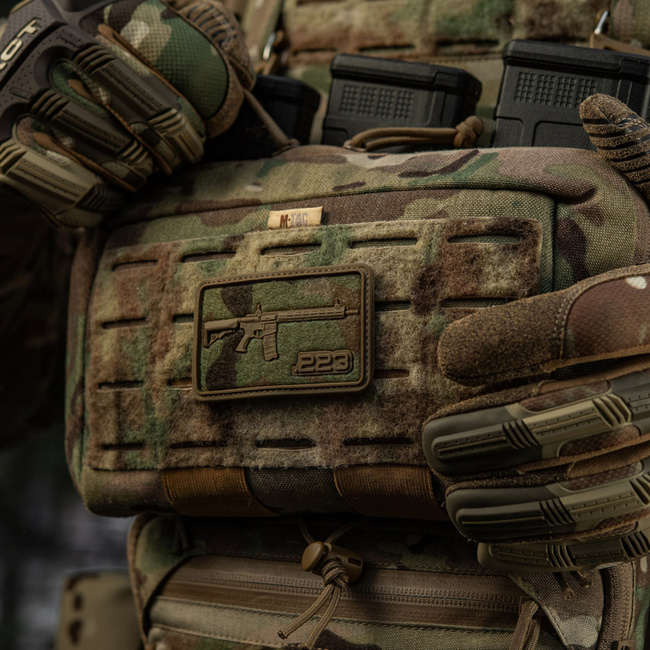 Patch AR-15 - 3D PVC - Multicam - M-TAC